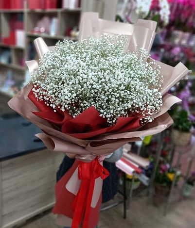 Букет цветов из: Гипсофила в Похвистнево