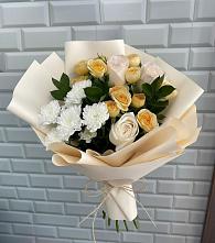 Букет цветов из:  Розы и Хризантемы #REPLACE_PRED# Похвистнево